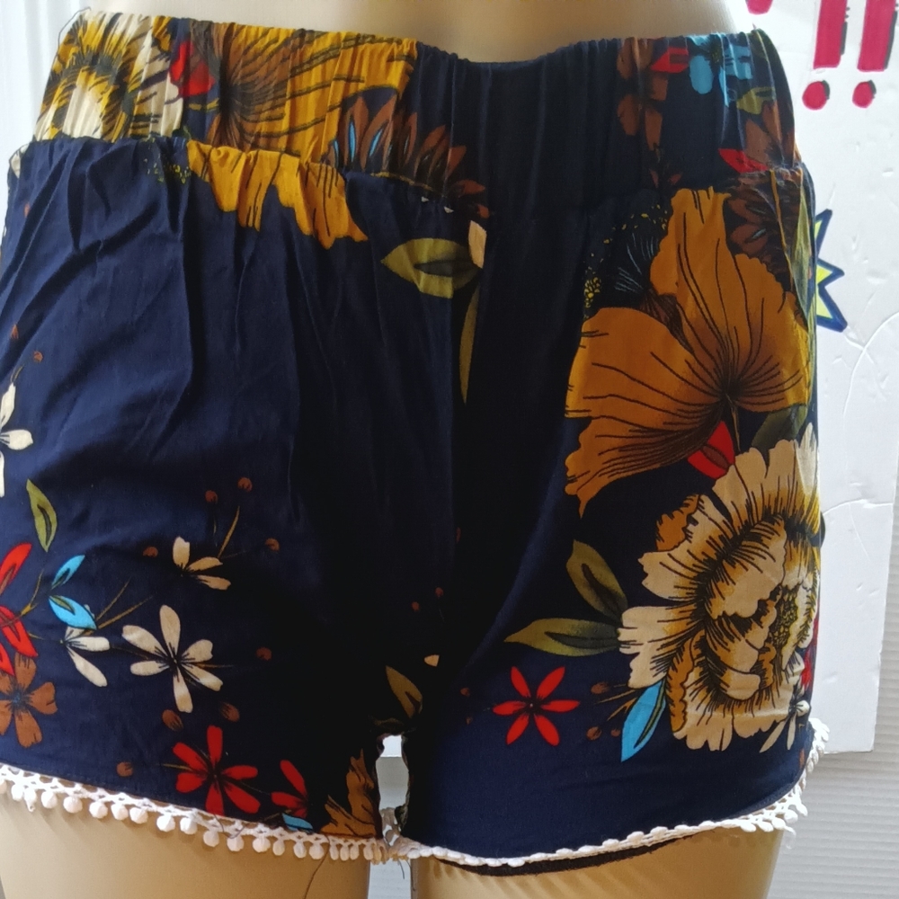 Floral printed shorts
